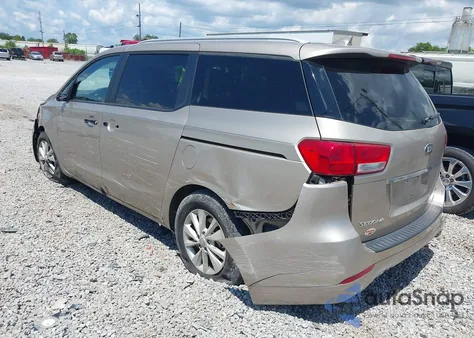 2015 Kia Sedona Lx из США, поврежденный, VIN KNDMB5C13F6044139
